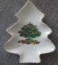 Weihnachtsteller - Tannenbaum-Form - Top Zustand - ca. 20 x 16 cm