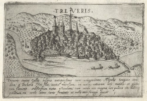 Antike landkarte treveris - antike,
