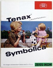ZEISS IKON Prospekt TENAX automatic SYMBOLICA Kamera Broschüre (X2411