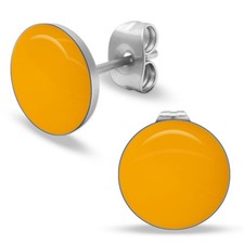 1 Paar runde Ohrstecker