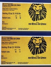 2 Musicalkarten – Disneys