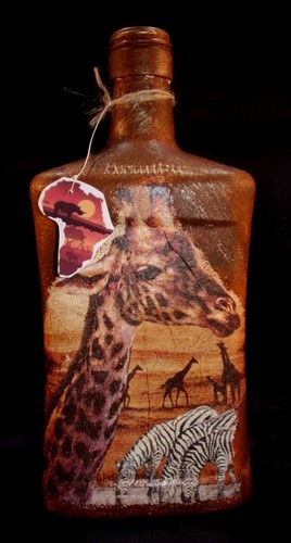 Vase glas afrika safari - vase,
