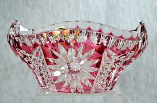 Ovale schale kristall - ovale, glas