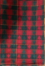 4 Platzsets Wales mit eingewebten Baummotiv Weihnachten Baumwalle ca. 30x45cm