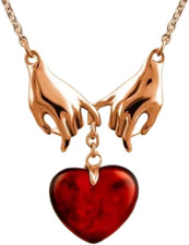 Herzkette in Rose Gold