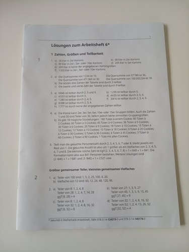 Sekundo mathematik - sekundo, 6
