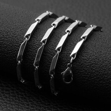Kette mit Längen Gliedern Edelstahl Damen Herren 1,5-5 mm, 40-60 cm Halskette