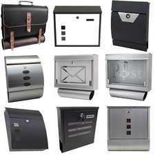 Grafner Briefkasten Postkasten Zeitungsfach Wandbriefkasten Edelstahl Mailbox