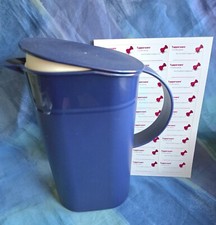 Tupperware Preludio Kanne 1,7 L Exclusiv Collection Indigo Blau + Etiketten 