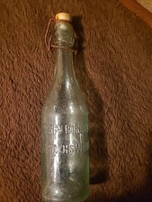 Alte Bierflasche Gustav Borgmann Niedersachswerfen b.Nordhausen