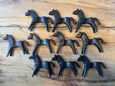 Playmobil Pferde 10 St. Schwarz Klicky