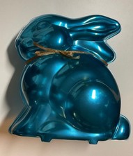 Blauer Osterhase Hase Frey Schokoladen Verpackung Plastik Groß Ostern Deko