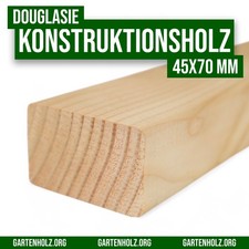 Balken 45x70 mm gehobelt Unterkonstruktion Douglasie Holz Diele Terrassenholz
