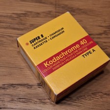 KODACHROME 40 Super 8 Type A Film versiegelt, Kalt gelagert, im Kühlschrank