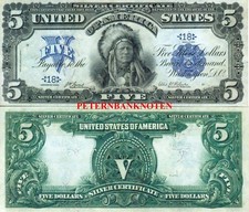 5  Dollar Silver CERTIFICATE
