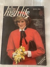 Diana Titelseite British Airways high life July 1985