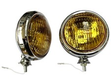 Satz Gelbe Nebelscheinwerfer