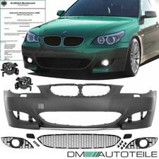 ABS Sport Stoßstange für SRA+Nebel Set 03-10 passt für BMW E60 E61 außer M5 ABE*