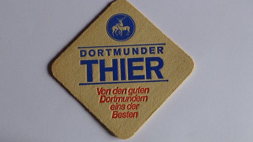 Bierdeckel dortmund brauerei - bierdeckel,