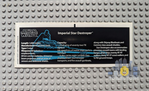 Lego star wars aufkleberblatt - star,