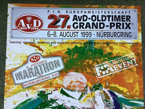 Original rennplakat - original,