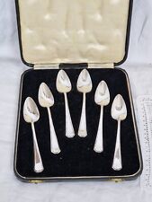 Oliver & Bower Vintage Silber Teller Grapefruit Löffel gefasst