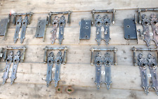 1 von 8 Gründerzeit Türgarnitur/ Türbeschläge / um 1880  / Kastenschloss