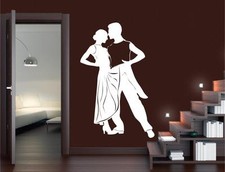 Wandtattoo Tanzen Tänzer Dance Wandaufkleber Wandsticker Premium Seidenmatt LD15