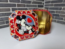 Mickey & Minnie Maus Teedose Blechdose Disney 9x13 cm Nestle Retro Vintage 90s