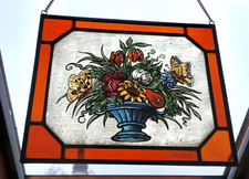 Fensterbild Bleiverglasung