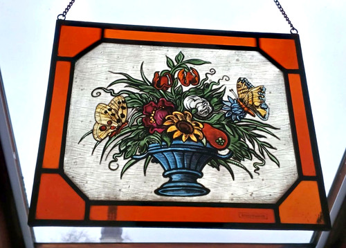 Fensterbild bleiverglasung - fensterbild,