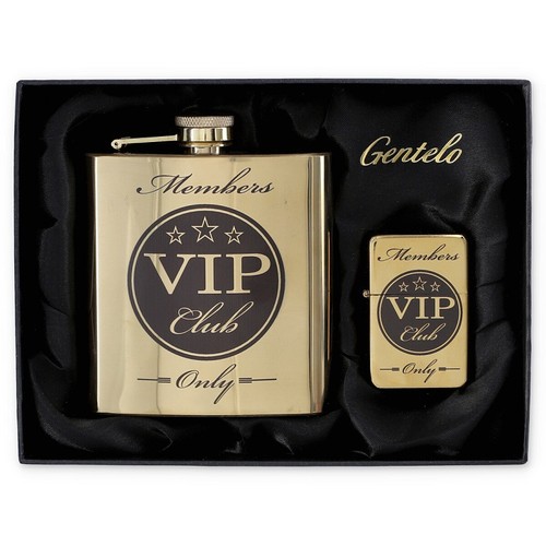 Flachmann set 180ml vip club - flachmann,
