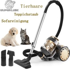 SUPERLEX Staubsauger Handstaubsauger Beutellos Tierhaare Für Hartböden Teppich