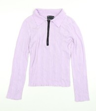 Asos Damen lila geripptes