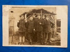 Photo-Postkarte Soldaten - Portraits • 1918 als Feldpost gelaufen