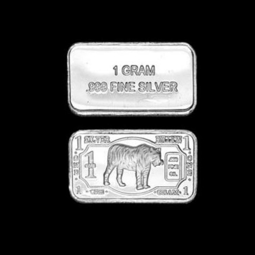 Gramm silberbarren tiger - -,