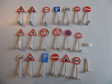 Lego Baustellenschilder Verkehrsschilder Straßenschild Parken 300m Stop 40 Zaun