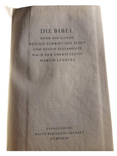 Bibel martin luther - bibel,