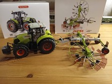 Wiking 1:32 Class Axion 850 plus Class Liner 2600 Schwader / Neuwertig  / OVP