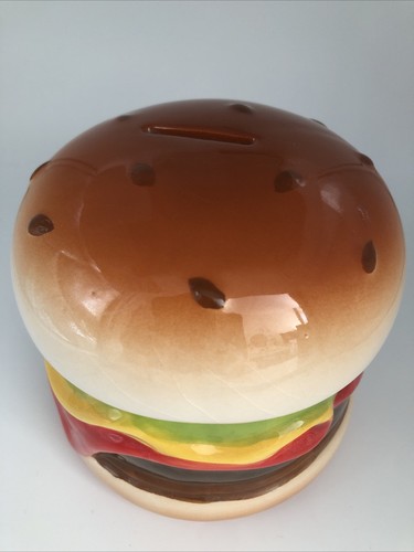 Spardose keramik cheeseburger - spardose,