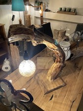 Tischlampe Holzlampe Eichenholz Lampe