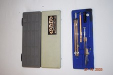 Original Lotter Zirkelkasten für die Schule Ende 60´er Anfang 70´er gut erhalten