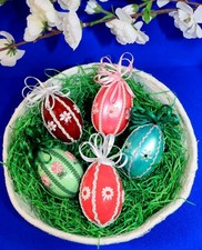 5 OSTEREIER Enten-Ei Perlen