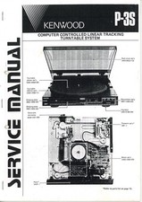 KENWOOD Service Manual  P-3S Turntable System Computer Controlled