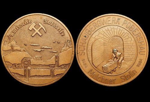 Bergbau medaille 1984 - bergbau:,