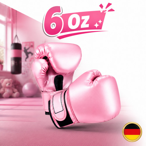 6oz leder boxhandschuhe - 6oz, pu-leder