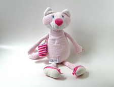 Sigikid Katze rosa mit Handtasche Schlenker Granulatfüllung Stofftier (T232)