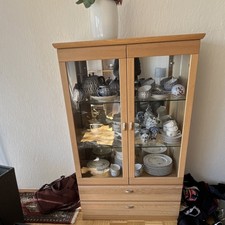 Vitrine Holz Glas, 2