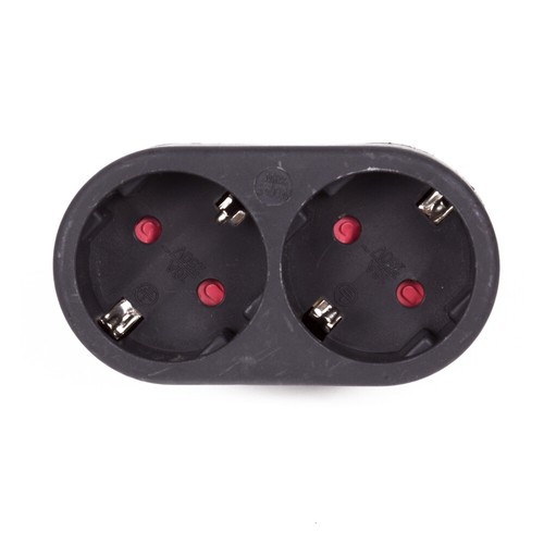 Steckdose schuko doppelstecker - schuko,