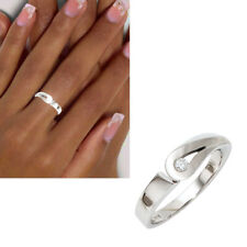 NEU Diamantring echt Silber 925er Sterling Damen Ring echter Diamant Gr. 50-60